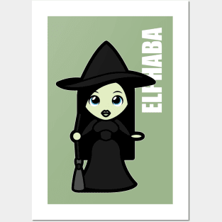 Elphaba Tooniefied Posters and Art